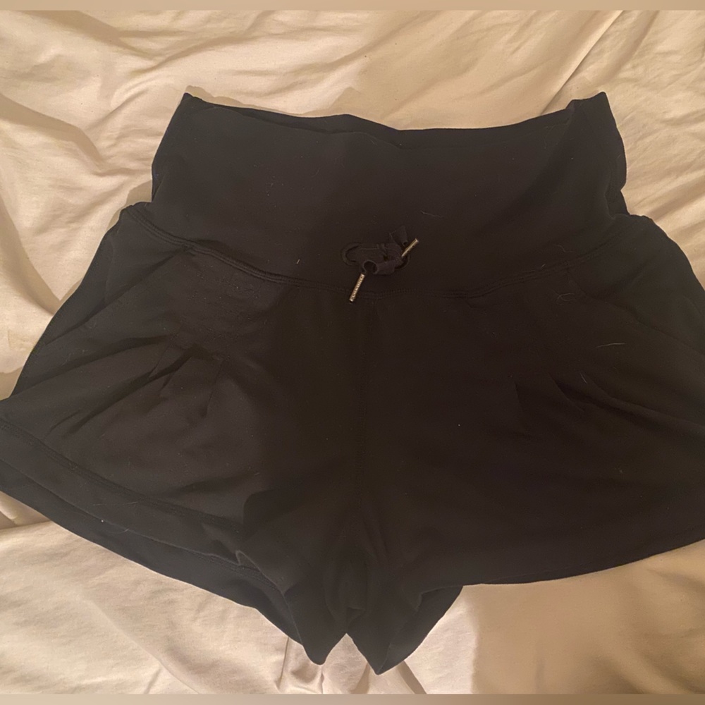 Lululemon black high waist shorts